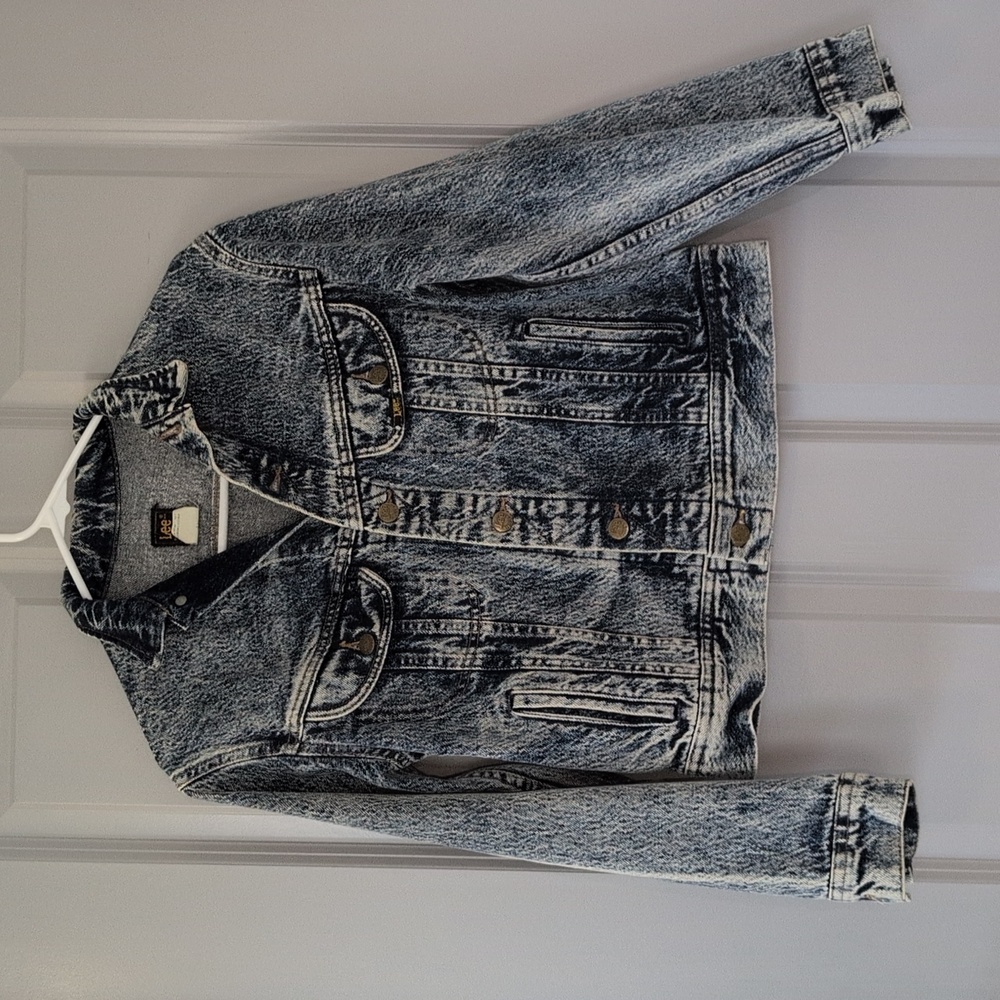 Vintage Lee Acid-washed Jean Jacket